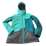 O'Neill O’Neill Freedom Series 10k Teal Blue Grey Snow Jacket Sz MEDIUM Long Photo 0