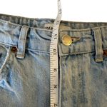 ZARA Wide Leg High Rise Ripped Distressed Denim Jeans Light Wash Size 4 Thrashed Photo 9