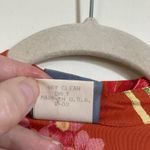 Rabbit, Rabbit, Rabbit Designs Vintage Coral Tropical Sleeveless Maxi Dress Size 12 Photo 3