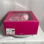 Barbie x ALDO Pink Satin Rhinestone Heart Platform Heels Size 8.5 NIB 2023 Photo 11