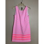 Lilly Pulitzer Women Stripe Shift Dress Sz Small Pink Eden Tropical Mini Dress Photo 6