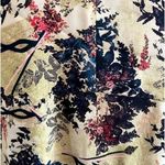 Diane Von Furstenberg  Floral Silk Sleeveless Mini Dress Velvet Bow Straps Size 6 Photo 10