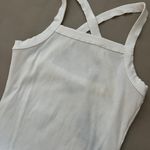 Lulus NWT  cream ribbed body Suit Photo 2