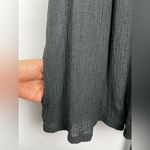 Quiksilver Quicksilver Black Crinkle Lace Strap Mini Dress Blouse with Pockets‎ Photo 2