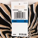 Michael Kors Maxi Dress Animal Print Tiered Cold Shoulder Size XL NWT $120.00 Photo 10