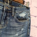 Judy Blue SKINNY FIT DISTRESSED CAMO INSERT CUFF JEANS 5/27 Photo 3