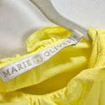 Marie Oliver  Taren Mini Dress A Line Ruffle Tiered Cotton Sundrop Yellow Small Photo 6