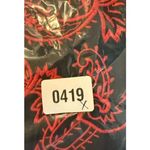 Chico's  3 US XL Womens Black Red Embroidered Beaded Jacket Paisley Holiday Photo 9