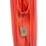 L'ATISTE NWT by Amy Medium Flowy Gauzy Beach Bright Neon Open Back Maxi Dress Photo 2