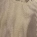 Dress Forum White Fuzzy Sweater Photo 1