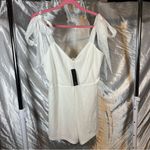 Lulus  White Jumpsuit with Bow Straps Photo 1