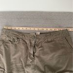 Massini Vintage Y2K  Olive Green Cargo Skirt 100% Cotton Size 10 Photo 4
