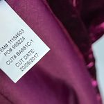 Torrid Crushed Velvet Lace Trim V-Neck Cami in Berry Romance | 0 (Large - 12) Photo 7