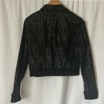 Juicy Couture Black Label Long Sleeve Black Denim Jean Jacket Coat **Size M**šš Photo 1