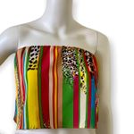 Leopard & Snakeskin Print Tube Top Multi Photo 0