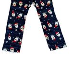 Old Navy  Navy Flannel Santa Novelty Print Long Pajama Drawstring Closure S #2184 Photo 1