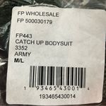 Free People Free PeopleCatch Up Bodysuit in Army Catch Up Bodysuit in Army Green New Photo 6