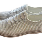 Comfortview  Women's White Silver Metallic Slip‎ On Casual Shoes Photo 0