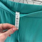 Alo Yoga  Blissful Ribbed High Waist Legging Ocean Mist 7/8 Photo 6