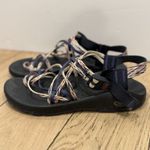 Chacos Chaco Womens Size 9 ZX/3 Classic Sport Sandals Strappy Blue Orange White J105532 Photo 4