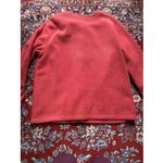 Croft and Barrow Sports Womens Sweater Medium Orange Cardigan Scarecrow Pumpkin Photo 7