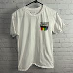 Hard Rock Cafe  Boombox Pride tee white unisex rainbow retro love cotton Small Photo 2