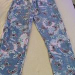Disney  womens Stitch cotton pajama sleep pants lounge pants size L Photo 0