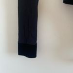 Cosabella  Black Long Sleeve Mesh Velvet Accent Bodysuit Size Medium Photo 3