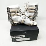 Coach  Via Demi Wedge Sandals Chalk NWT in Size 5 Photo 0