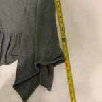 prAna  Gray Georgia Waterfall Open Cardigan 100% Cotton Size Small Photo 4