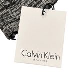 Calvin Klein NEW Long Sleeve Cowl Neck Pleated Flare Skirt Marled Gray Dress L Photo 8