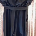 Eliza J  Size 10 Black Ribbon Belted Jumper Photo 8