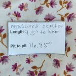  Cream and Pink Floral Boho Crop Top NWT Size Large Pink Rose Blouse Photo 8