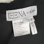 Mac Duggal Ieena for  Black Sequin Dress Deep V Neck Sleeveless Party Cocktail Photo 3