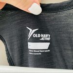 Old Navy  Semi-Fitted Work Out Tank Black Sz Medium Photo 3