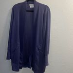 ✨Stylus Womens Long Sleeve Open Front Purple Sz XS Cardigan✨ Photo 3
