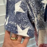 NEW Vintage USA Patriotic Stars T Shirt Single Stitch Red White & Blue USA Made Photo 2