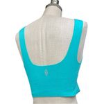 Free People Movement FP Movement Turquoise Strong Core Corset Crop Tank Top Size M/L Athletic Workout Photo 5