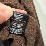 For Love & Lemons Cropped Amelia Sweater Chic Brown Knit with Back Tie Size XL Photo 9