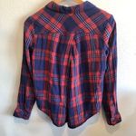 Seven7  Red And Blue Plaid Shirt Photo 1