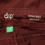 DIP Red High Rise Stretch Colorful Y2K Punk Ankle Skater Cotton Skinny Pants 14 Photo 7