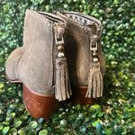 Toms  gray women’s heeled booties size 7.5 Photo 2