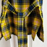Derek Lam Plaid Tie Back Sleeveless Top Casual Career Party Size 2 Cotton Wool Photo 10