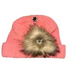Love Your Melon Adult Pink Hat with Interchangeable Pom Photo 2