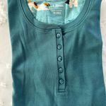 L.L. Bean Women's Teal Long Sleeve PJ set Blue Size M Photo 1