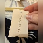 Charter Club  Cardigan Sweater Nautical Sailboat Palm Tree Beach Travel NWT Large Photo 7