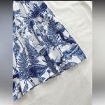 SheIn Blue and White Patterned Romper Photo 6