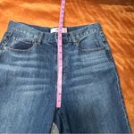 CAbi  5th avenue jeans size 6 blue straight leg high rise Photo 8