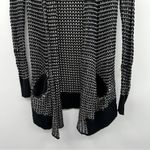 Aritzia Wilfred Silk Blend Black & White Long Sleeve Knit Open Cardigan Size XS Photo 4
