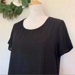 Anthropologie Pleione Black Ruffle Peplum Blouse M Photo 4